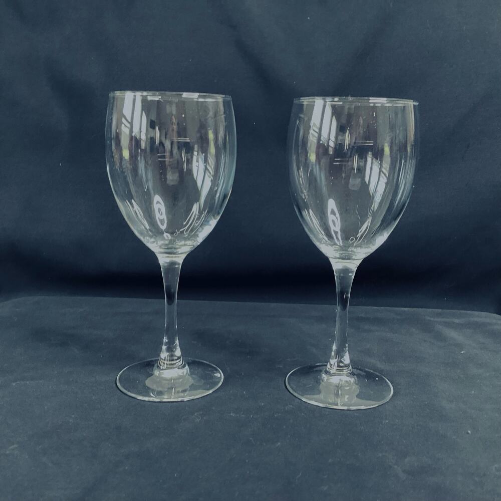 Set of Clear Wine Glasses